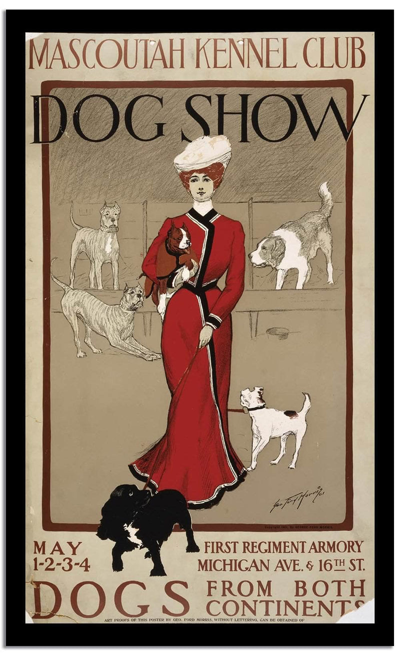 Dog Show  Vintage Poster Fine Art Print