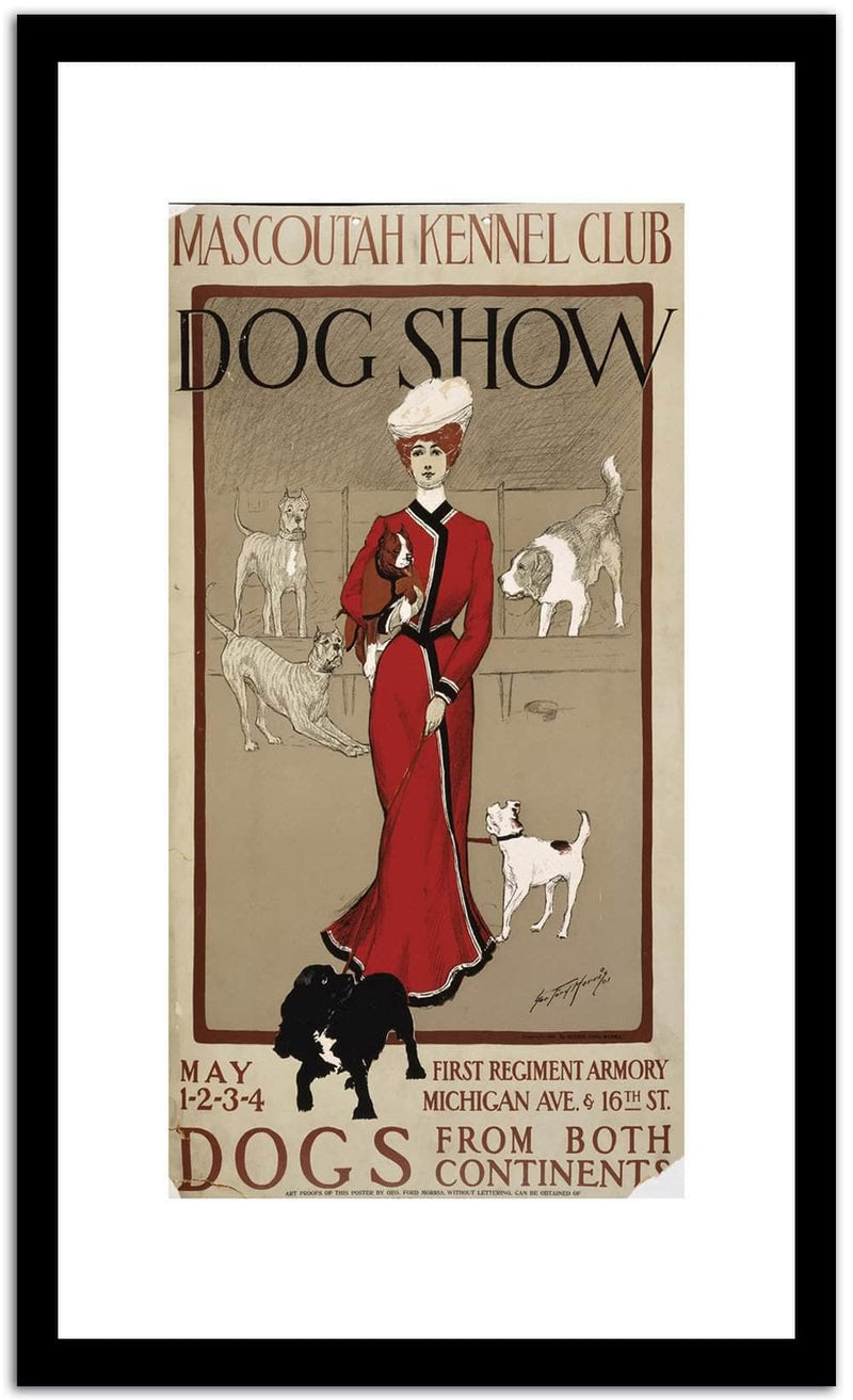 Dog Show  Vintage Poster Fine Art Print