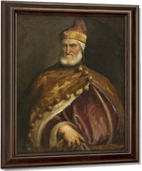 Doge Andrea Gritti By Titian Fine Art Print