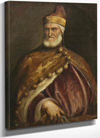 Doge Andrea Gritti By Titian Fine Art Print