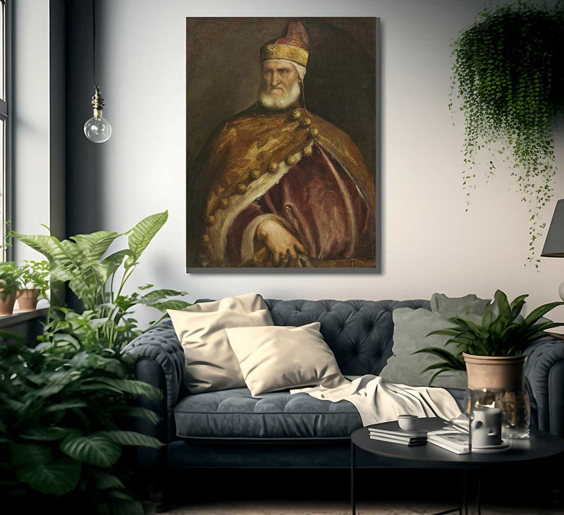 Doge Andrea Gritti By Titian Fine Art Print