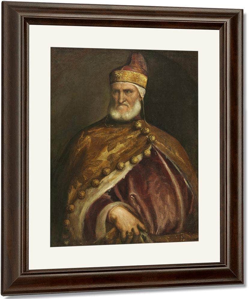 Doge Andrea Gritti By Titian Fine Art Print