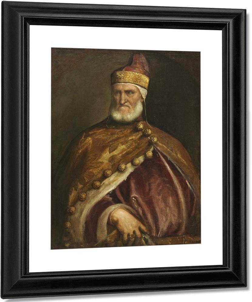 Doge Andrea Gritti By Titian Fine Art Print