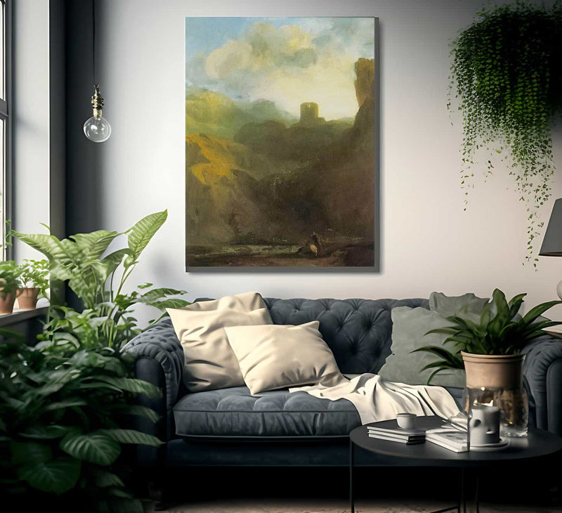 Dolbadern Castle By Jwm Turner Fine Art Print