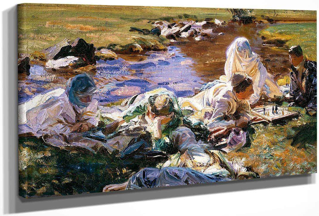 Dolce Far Niente (It Is Sweet Doing Nothing) By John Singer Sargent Fine Art Print