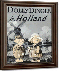 Dolly Dingle In Holland By Grace G Drayton Fine Art Print