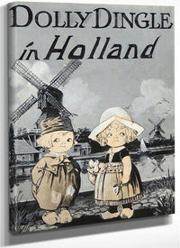 Dolly Dingle In Holland By Grace G Drayton Fine Art Print