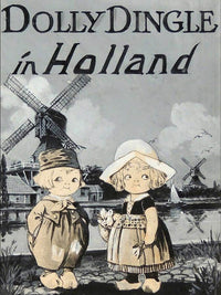 Dolly Dingle In Holland By Grace G Drayton Fine Art Print