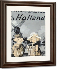 Dolly Dingle In Holland By Grace G Drayton Fine Art Print