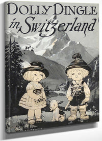 Dolly Dingle In Switzerland By Grace G Drayton Fine Art Print
