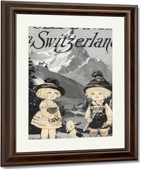 Dolly Dingle In Switzerland By Grace G Drayton Fine Art Print