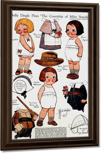 Dolly Dingle Paperdoll 1 By Grace G Drayton Fine Art Print