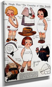 Dolly Dingle Paperdoll 1 By Grace G Drayton Fine Art Print