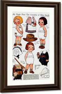 Dolly Dingle Paperdoll 1 By Grace G Drayton Fine Art Print