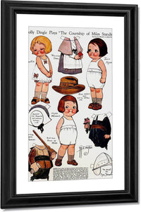 Dolly Dingle Paperdoll 1 By Grace G Drayton Fine Art Print