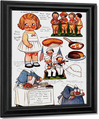 Dolly Dingle Paperdoll 10 By Grace G Drayton Fine Art Print