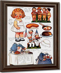 Dolly Dingle Paperdoll 10 By Grace G Drayton Fine Art Print