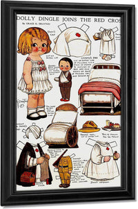 Dolly Dingle Paperdoll 11 By Grace G Drayton Fine Art Print