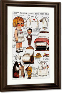 Dolly Dingle Paperdoll 11 By Grace G Drayton Fine Art Print