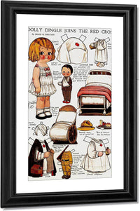 Dolly Dingle Paperdoll 11 By Grace G Drayton Fine Art Print