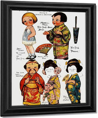 Dolly Dingle Paperdoll 12 By Grace G Drayton Fine Art Print