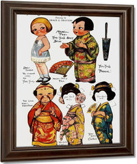 Dolly Dingle Paperdoll 12 By Grace G Drayton Fine Art Print