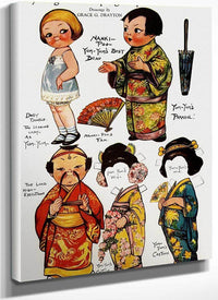 Dolly Dingle Paperdoll 12 By Grace G Drayton Fine Art Print