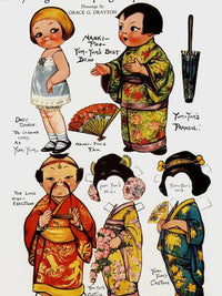 Dolly Dingle Paperdoll 12 By Grace G Drayton Fine Art Print