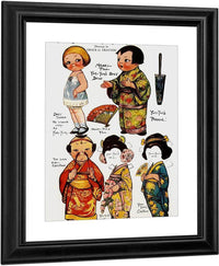 Dolly Dingle Paperdoll 12 By Grace G Drayton Fine Art Print