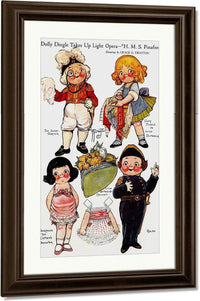Dolly Dingle Paperdoll 13 By Grace G Drayton Fine Art Print
