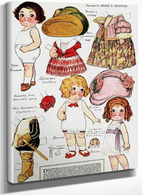 Dolly Dingle Paperdoll 14 By Grace G Drayton Fine Art Print