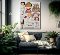 Dolly Dingle Paperdoll 14 By Grace G Drayton Fine Art Print
