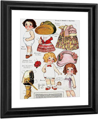 Dolly Dingle Paperdoll 14 By Grace G Drayton Fine Art Print