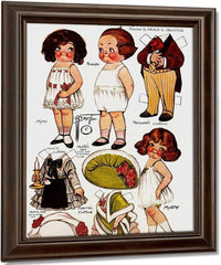 Dolly Dingle Paperdoll 15 By Grace G Drayton Fine Art Print