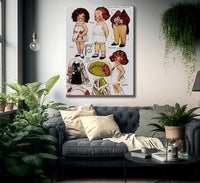 Dolly Dingle Paperdoll 15 By Grace G Drayton Fine Art Print