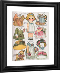 Dolly Dingle Paperdoll 18 By Grace G Drayton Fine Art Print