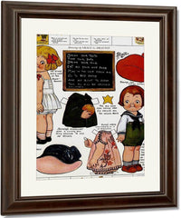 Dolly Dingle Paperdoll 2 By Grace G Drayton Fine Art Print