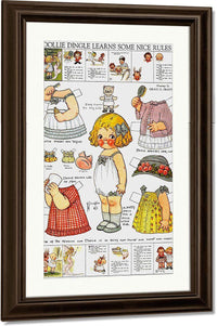 Dolly Dingle Paperdoll 3 By Grace G Drayton Fine Art Print