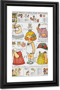 Dolly Dingle Paperdoll 3 By Grace G Drayton Fine Art Print
