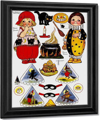 Dolly Dingle Paperdoll 5 By Grace G Drayton Fine Art Print