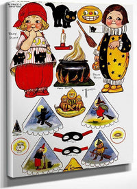 Dolly Dingle Paperdoll 5 By Grace G Drayton Fine Art Print