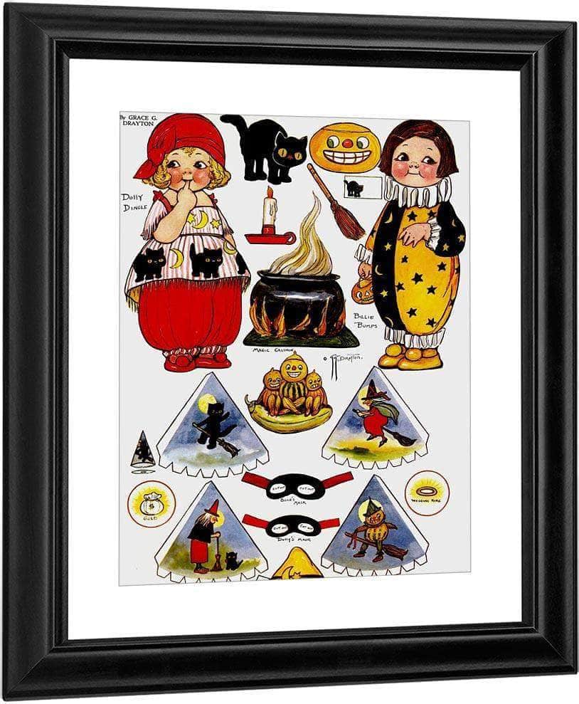 Dolly Dingle Paperdoll 5 By Grace G Drayton Fine Art Print
