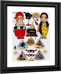 Dolly Dingle Paperdoll 5 By Grace G Drayton Fine Art Print