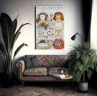 Dolly Dingle Paperdoll 6 By Grace G Drayton Fine Art Print
