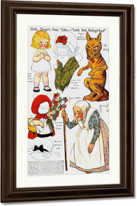 Dolly Dingle Paperdoll 8 By Grace G Drayton Fine Art Print