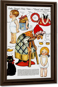 Dolly Dingle Paperdoll 9 By Grace G Drayton Fine Art Print