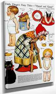 Dolly Dingle Paperdoll 9 By Grace G Drayton Fine Art Print
