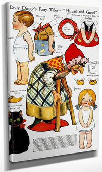 Dolly Dingle Paperdoll 9 By Grace G Drayton Fine Art Print