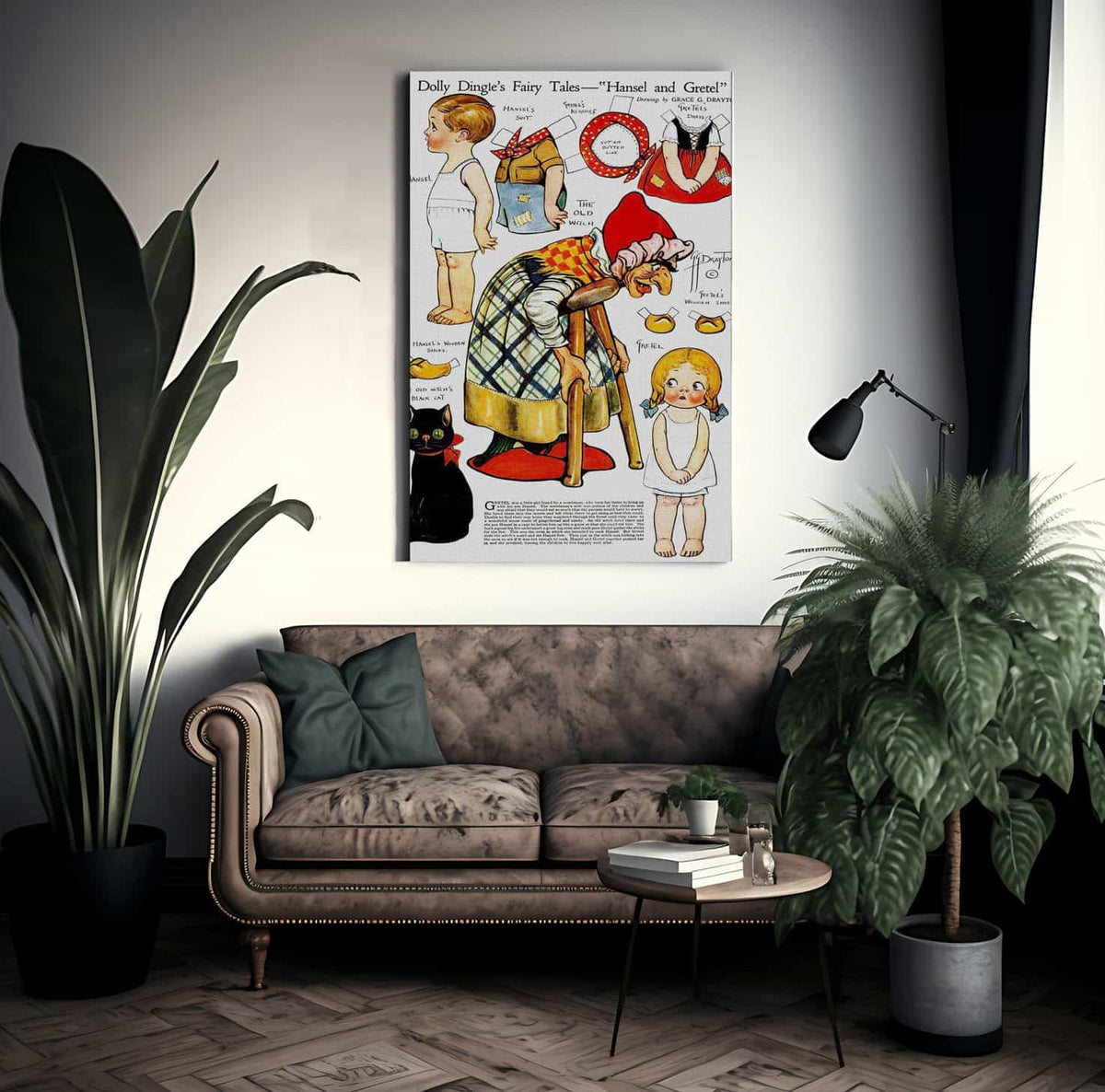 Dolly Dingle Paperdoll 9 By Grace G Drayton Fine Art Print