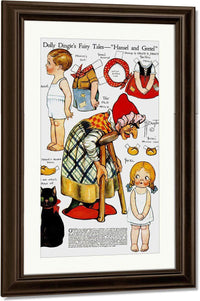 Dolly Dingle Paperdoll 9 By Grace G Drayton Fine Art Print